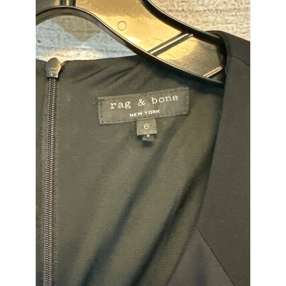 Rag & Bone New York Montrose Leather Panel Size 6 - Picture 2 of 3